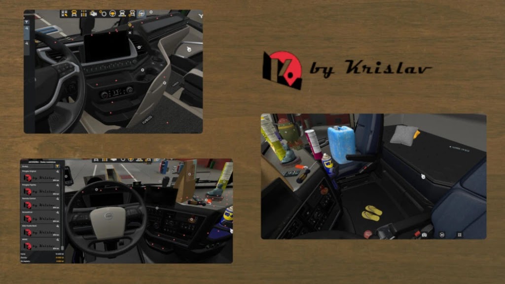 Interior Addons by Krislav ETS2 1.53 Interior Addons by Krislav ETS2 1.53