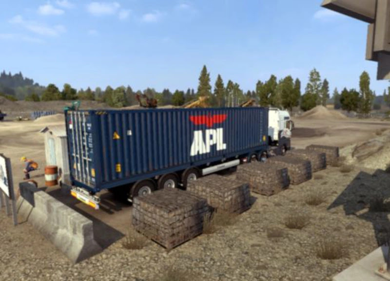 Kontainer Ekspedisi Cargo Pack 2.4 ETS2 1.53 Kontainer Ekspedisi Cargo Pack 2.4 ETS2 1.53