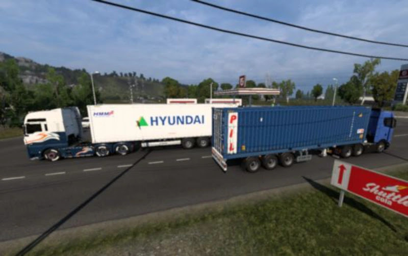 Kontainer Ekspedisi Cargo Pack 2.4 ETS2 1.53 Kontainer Ekspedisi Cargo Pack 2.4 ETS2 1.53
