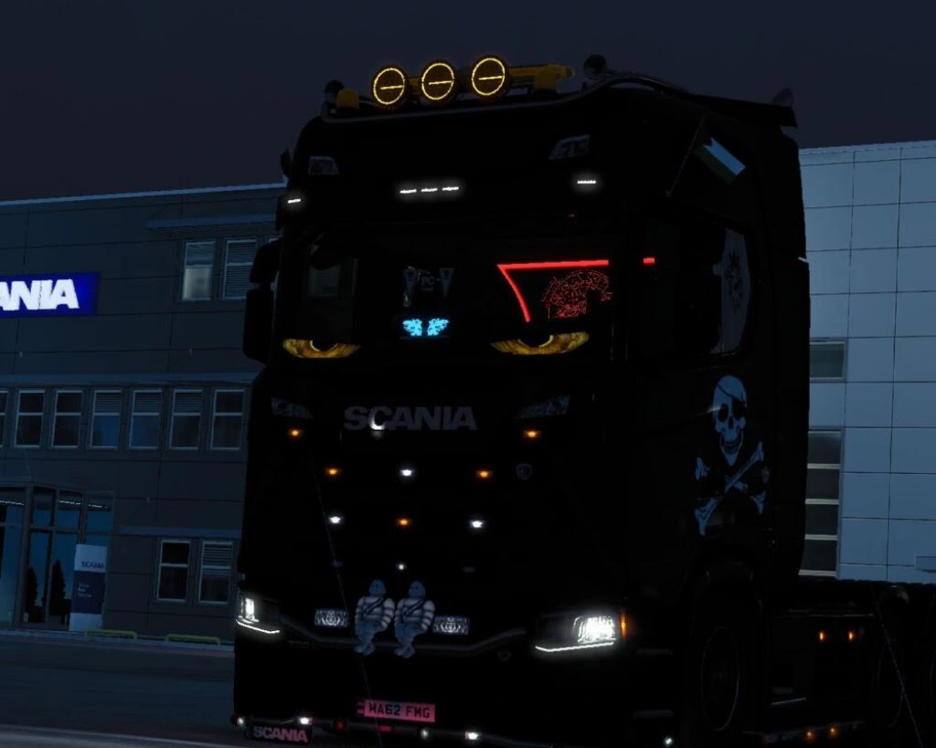 Mod LED Mata V2.0 Untuk Semua Truck ETS2 1.53 Mod LED Mata V2.0 Untuk Semua Truck ETS2 1.53