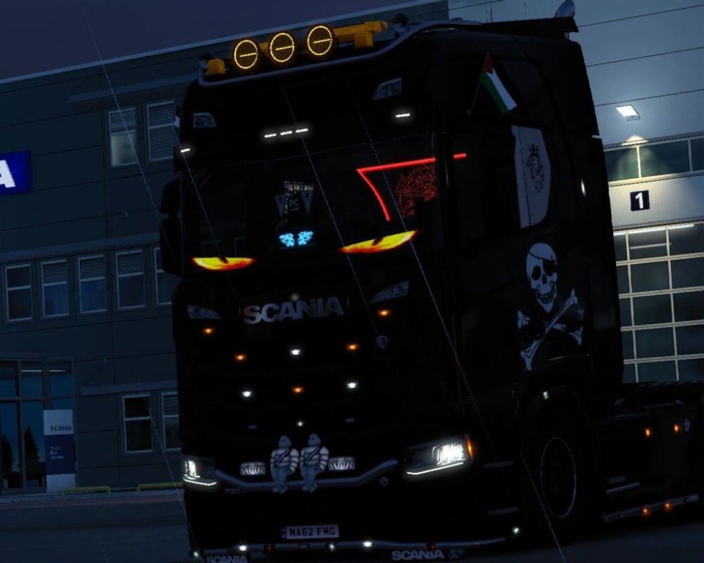 Mod LED Mata V2.0 Untuk Semua Truck ETS2 1.53 Mod LED Mata V2.0 Untuk Semua Truck ETS2 1.53