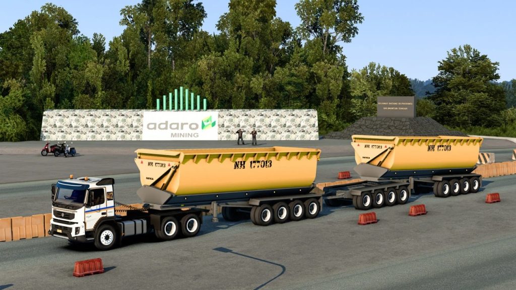 Long Vessel Trailer Mod Untuk ETS2 1.35 - 1.47
