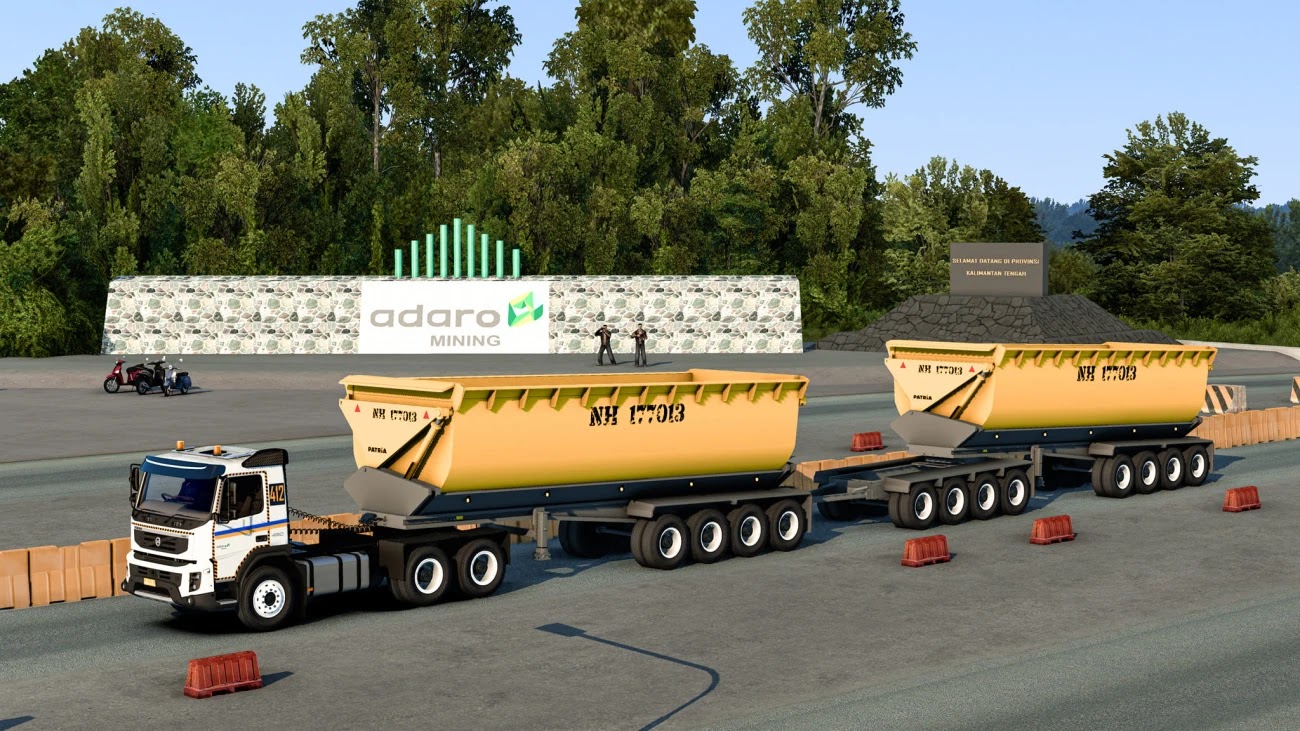 Long Vessel Trailer Mod Untuk ETS2 1.35 - 1.47 Long Vessel Trailer Mod Untuk ETS2 1.35 - 1.47