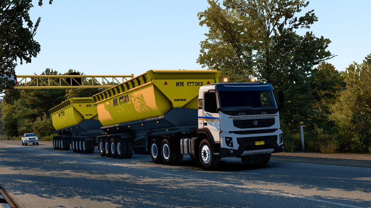Long Vessel Trailer Mod Untuk ETS2 1.35 - 1.47 Long Vessel Trailer Mod Untuk ETS2 1.35 - 1.47