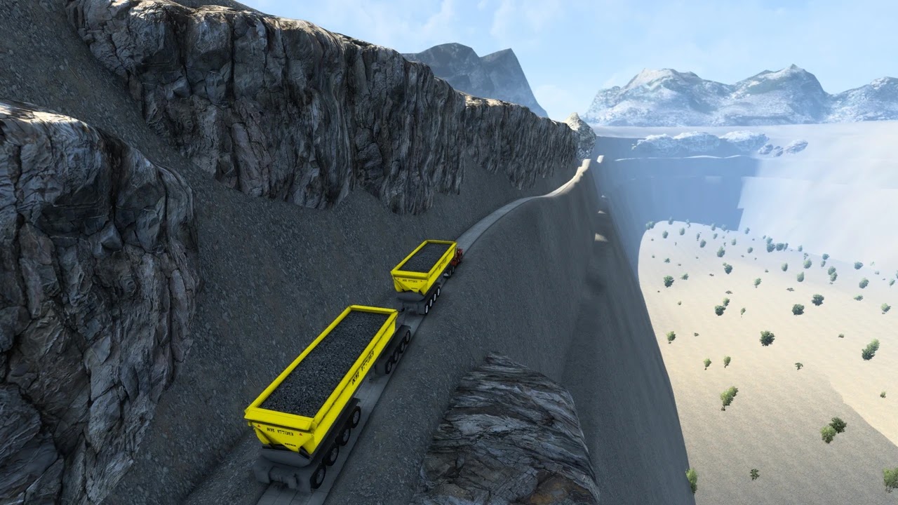 Dangerous Roads Map mod ETS2 1.55 Dangerous Roads Map mod ETS2 1.55