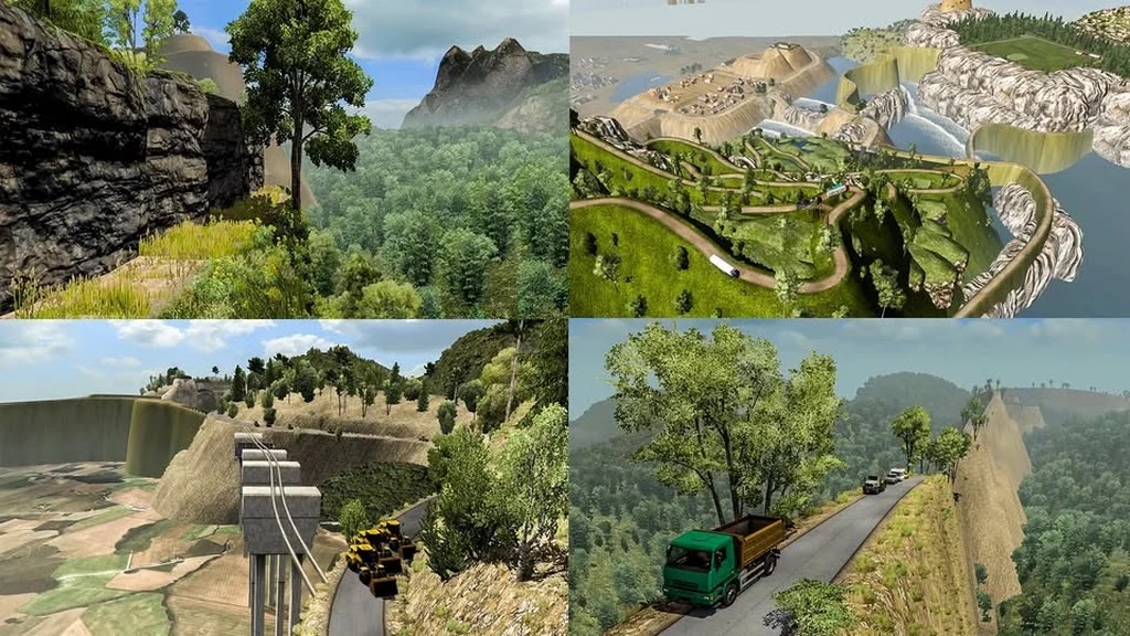Dangerous Roads Map mod ETS2 1.55 Dangerous Roads Map mod ETS2 1.55