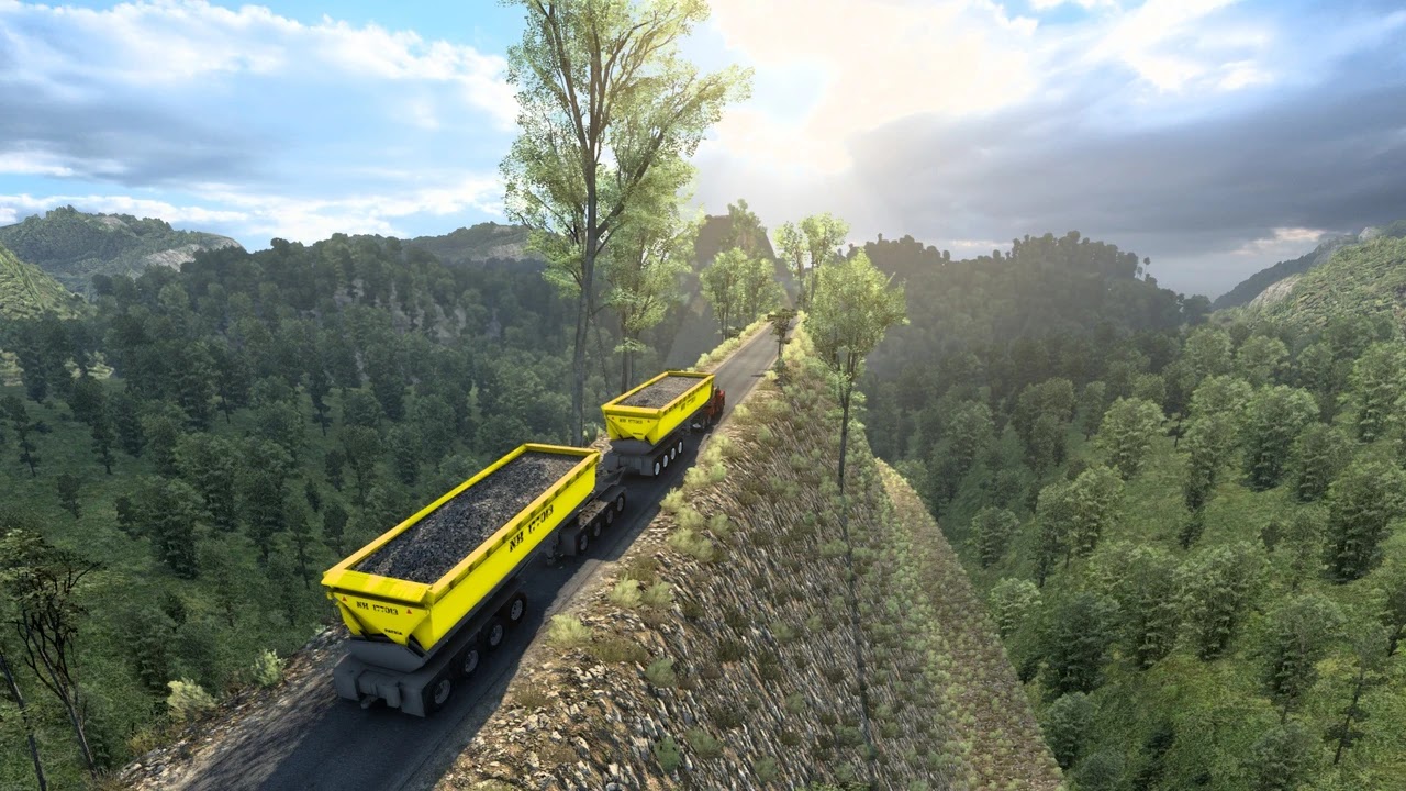 Dangerous Roads Map mod ETS2 1.55 Dangerous Roads Map mod ETS2 1.55