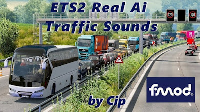 Real Ai Traffic Sounds ETS2 (FMOD) - ETS2 1.43