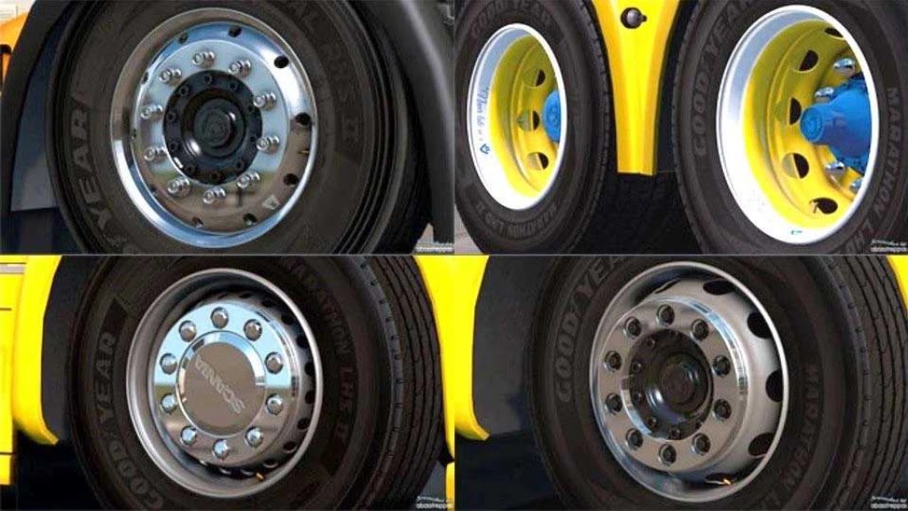 Abasstreppas Wheel Pack v4.3 ETS2 1.54 Abasstreppas Wheel Pack v4.3 ETS2 1.54