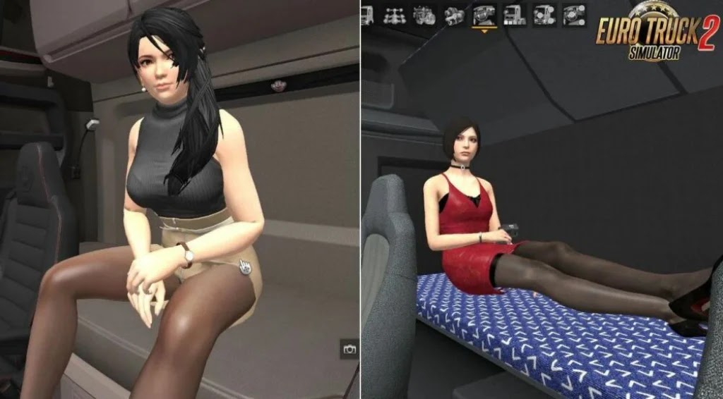 Mod Pack Penumpang Wanita ETS2 1.49 Mod Pack Penumpang Wanita ETS2 1.49