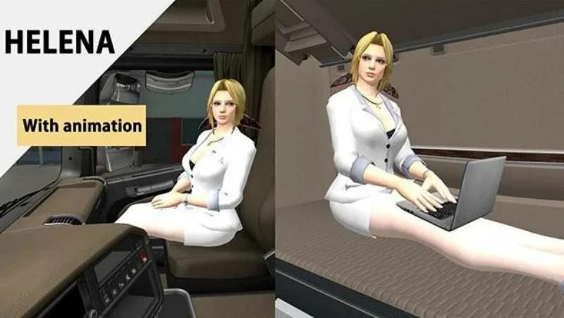 Mod Pack Penumpang Wanita ETS2 1.49 Mod Pack Penumpang Wanita ETS2 1.49
