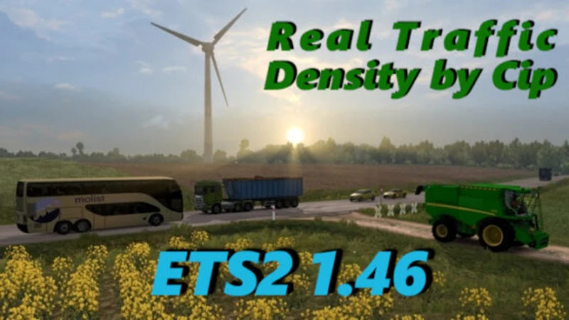 Real Traffic Density ETS2 1.46.b