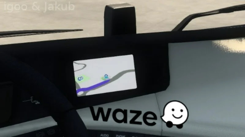 Mod Navigasi Map Waze ETS2 1.41-1.46 Mod Navigasi Map Waze ETS2 1.41-1.46