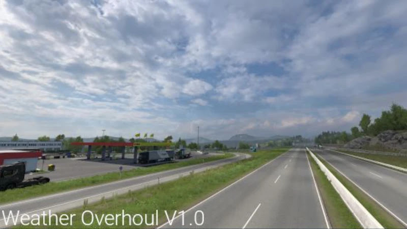 Mod Weather Overhoul V1.0 ETS2 1.50 Mod Weather Overhoul V1.0 ETS2 1.50
