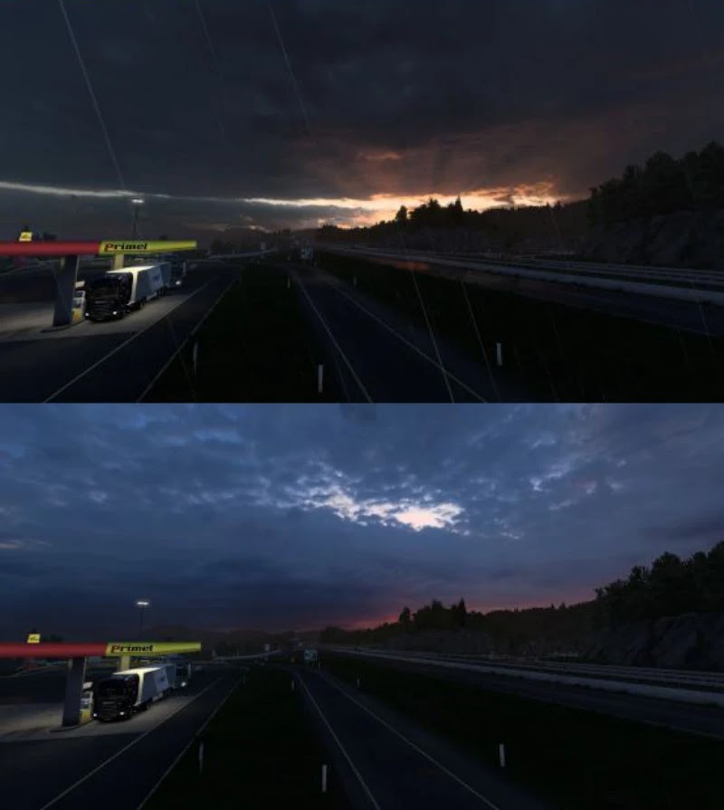 Mod Weather Overhoul V1.0 ETS2 1.50 Mod Weather Overhoul V1.0 ETS2 1.50
