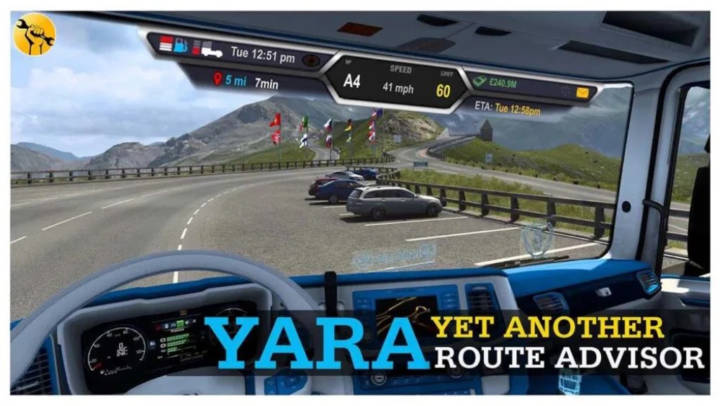 YARA - Yet Another Route Advisor v1.2.1 ETS2 1.50 YARA - Yet Another Route Advisor v1.2.1 ETS2 1.50