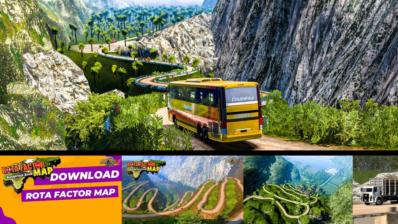 Rota Factor Map v.1.20 Dengan Jalan Baru yang Berbahaya ETS2 1.55 Rota Factor Map v.1.20 Dengan Jalan Baru yang Berbahaya ETS2 1.55