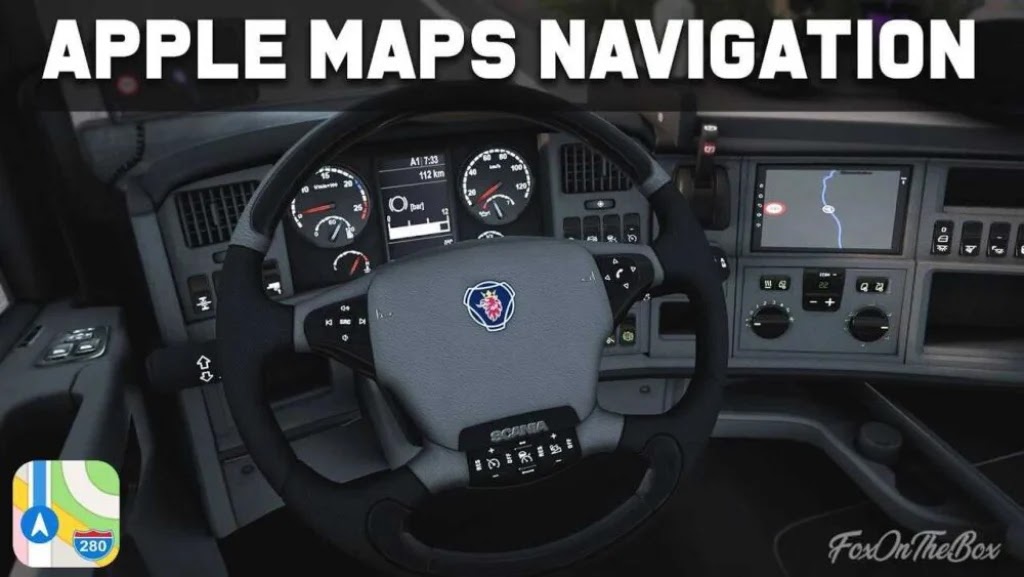 Apple Maps Navigation Pack v1.6.1 ETS2 1.50
