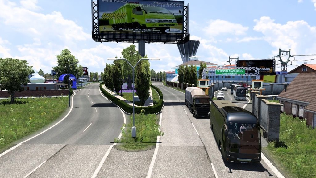 Map D'Java Non DLC ETS2 Update Versi 1.40 - 1.61