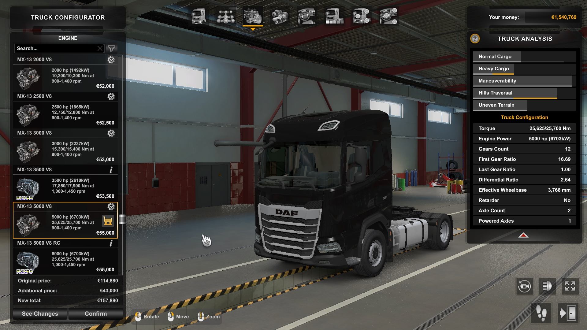 Engine + Transmission Pack For ETS2 V.148 (Engine 5000HP + Gearbox 22 Shifter) Engine + Transmission Pack For ETS2 V.148 (Engine 5000HP + Gearbox 22 Shifter)
