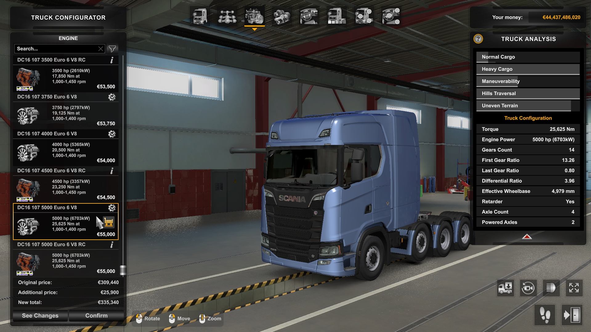 Engine + Transmission Pack For ETS2 V.148 (Engine 5000HP + Gearbox 22 Shifter) Engine + Transmission Pack For ETS2 V.148 (Engine 5000HP + Gearbox 22 Shifter)