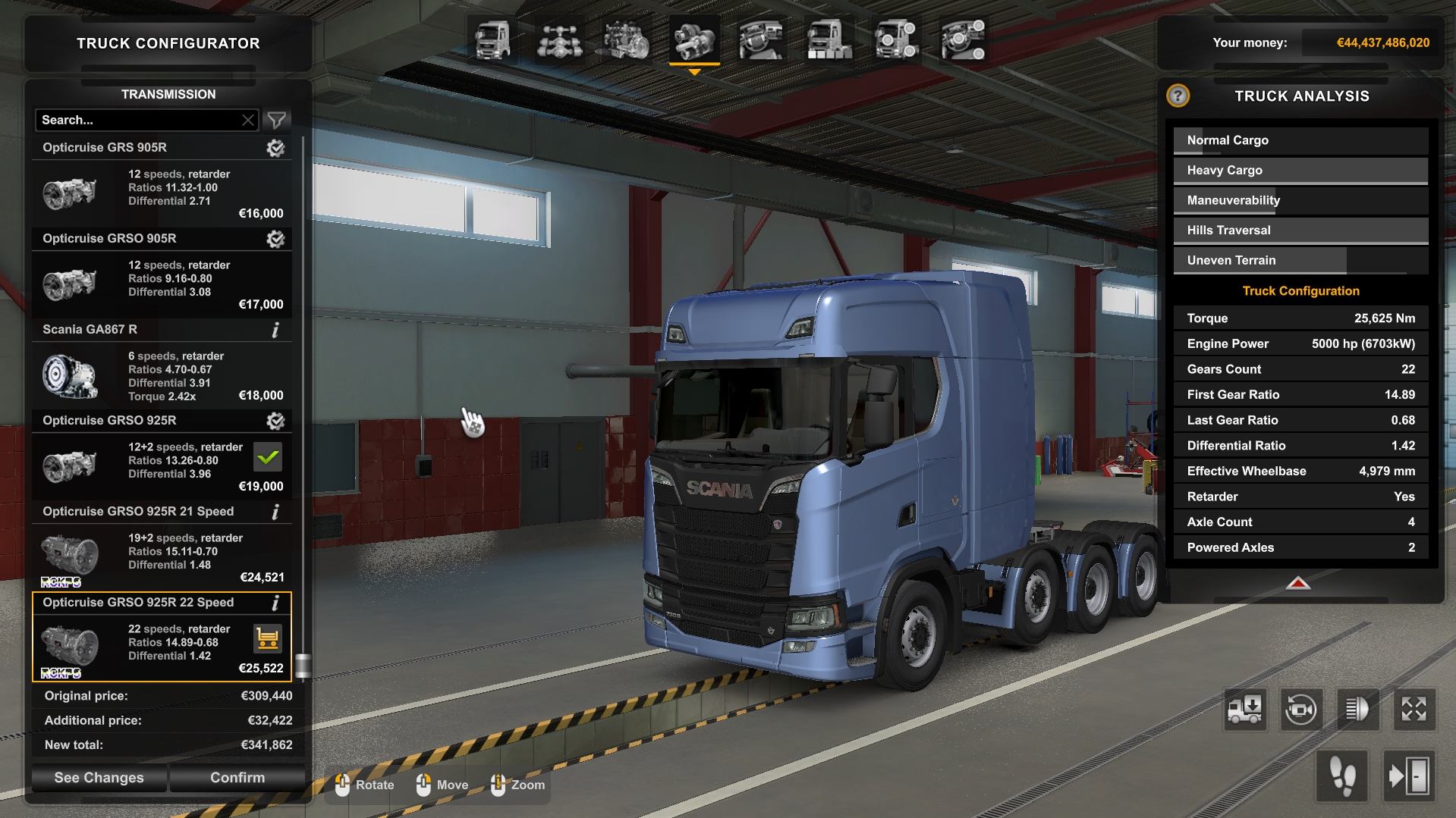 Engine + Transmission Pack For ETS2 V.148 (Engine 5000HP + Gearbox 22 Shifter) Engine + Transmission Pack For ETS2 V.148 (Engine 5000HP + Gearbox 22 Shifter)