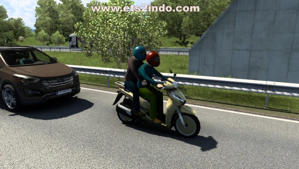 Mod Traffic Motor Scooter ETS2 1.43
