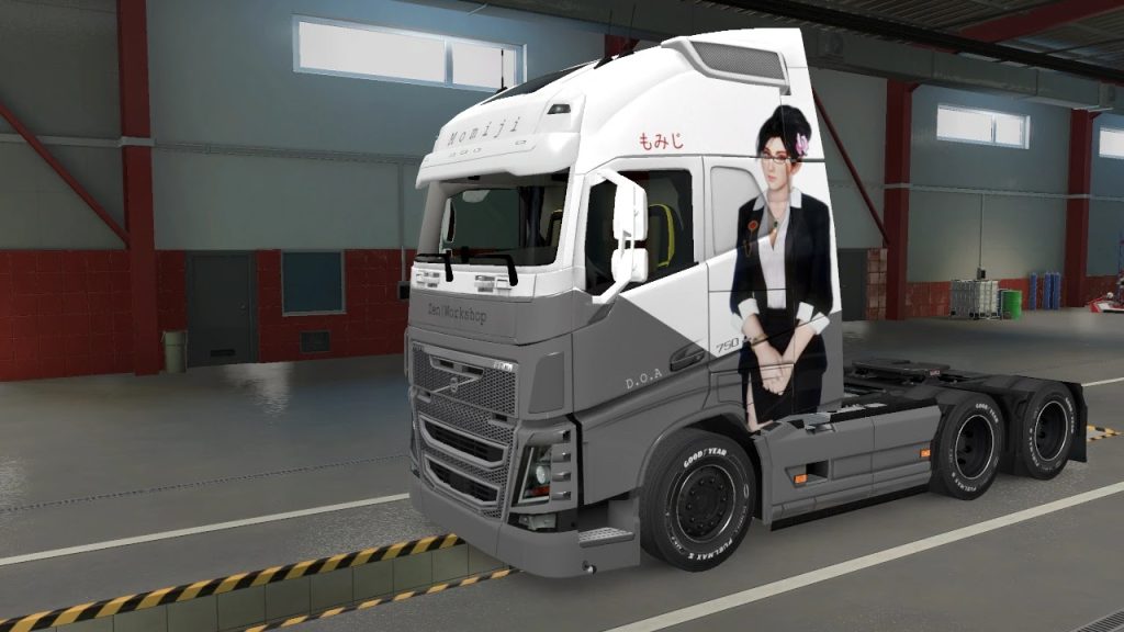 Skin Momiji Business Suit For Pendragon & Eugene Volvo FH12 By Zen Workshop