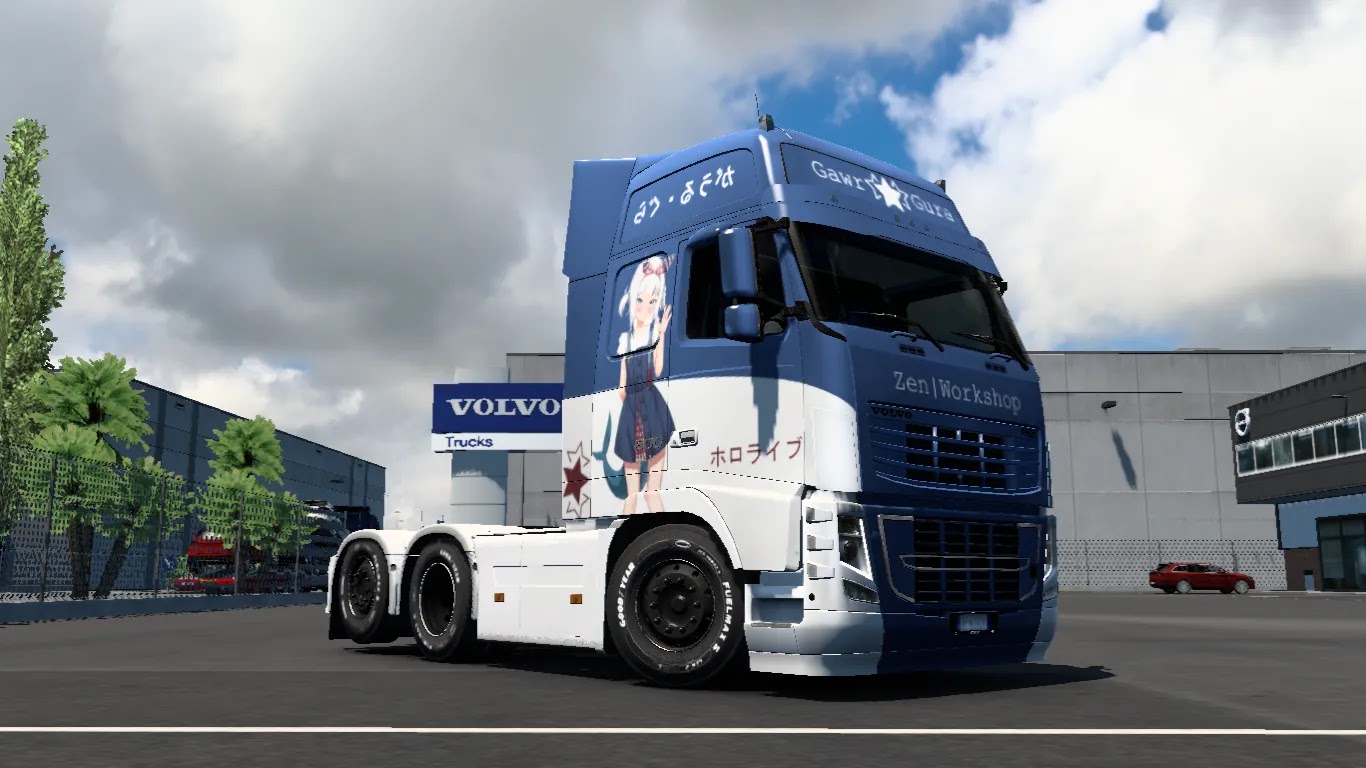 Gawr Gura Skin For Pendragon Volvo FH9 By Zen Workshop Gawr Gura Skin For Pendragon Volvo FH9 By Zen Workshop