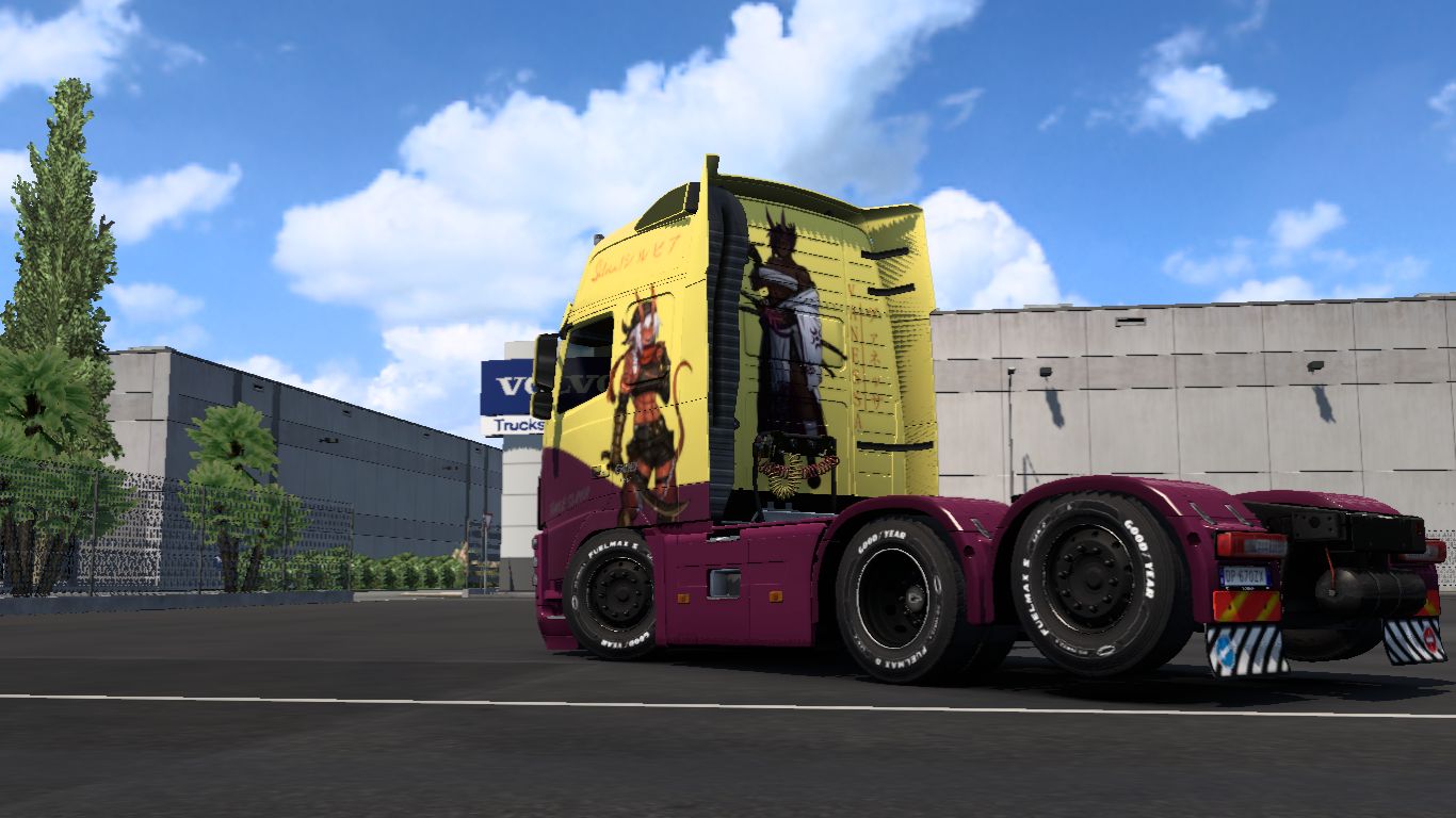 Ninja Girl Skin For Pendragon Volvo FH9 By Zen Workshop Ninja Girl Skin For Pendragon Volvo FH9 By Zen Workshop