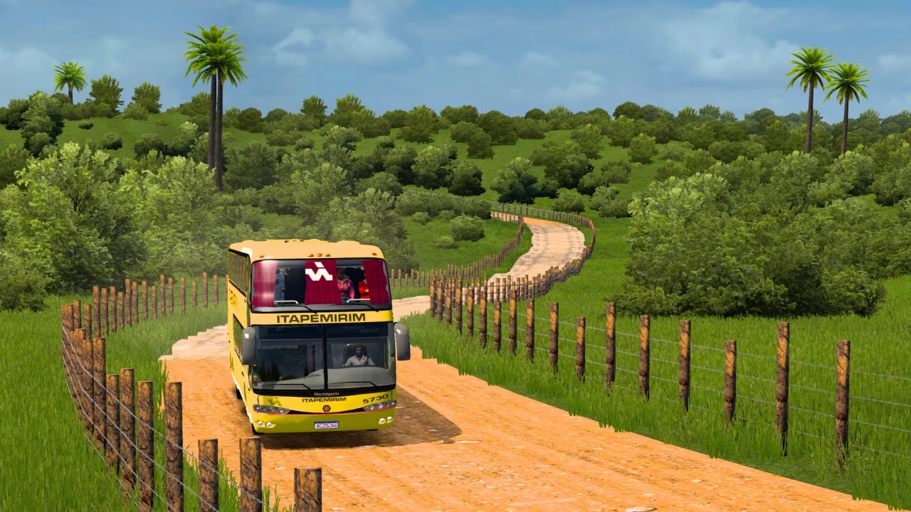 New Realistic Brazil Map Mod For ETS2 1.55 New Realistic Brazil Map Mod For ETS2 1.55
