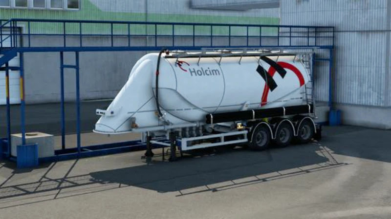 Holcim - Skin untuk trailer silo SCS | ETS2 1.45