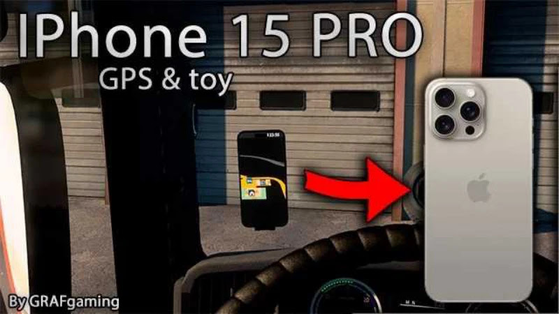 Mod iPhone 15 PRO v1.0 ETS2 1.50 Mod iPhone 15 PRO v1.0 ETS2 1.50