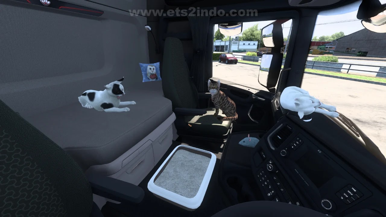 Mod Aksesoris Kucing ETS2 1.50 Mod Aksesoris Kucing ETS2 1.50