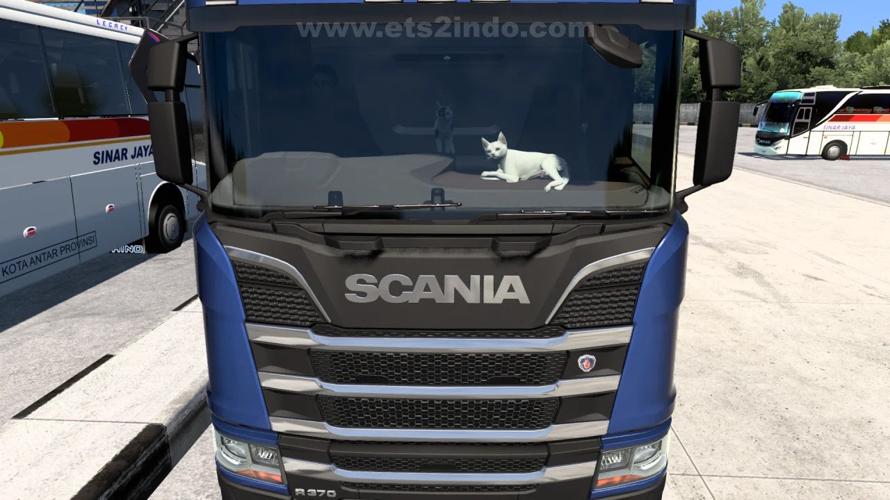 Mod Aksesoris Kucing ETS2 1.50 Mod Aksesoris Kucing ETS2 1.50