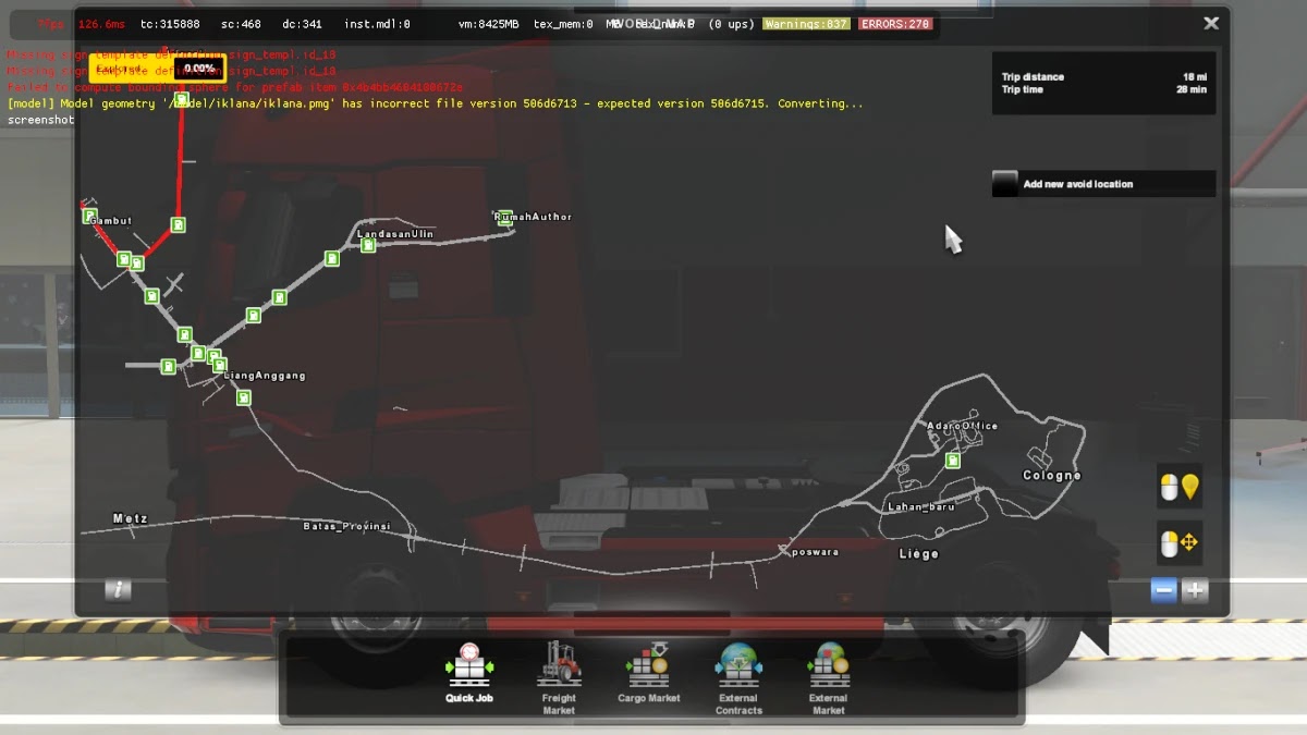 Road Connection (Beta) Map Adaro dan Kalsel ETS2 1.46 Road Connection (Beta) Map Adaro dan Kalsel ETS2 1.46