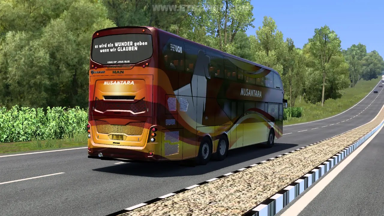 Mod Bus Nusantara Gemilang Conqueror by Hanzelarts ETS2 1.55 Mod Bus Nusantara Gemilang Conqueror by Hanzelarts ETS2 1.55
