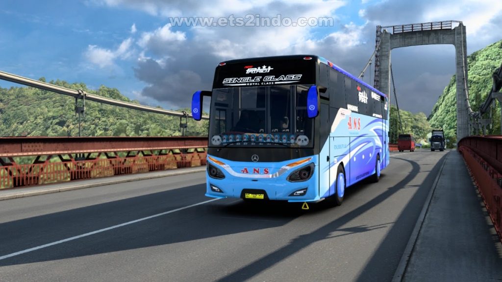 Bus Patriot Single Glass V2 by Mizta Doel ETS2 1.36-1.45