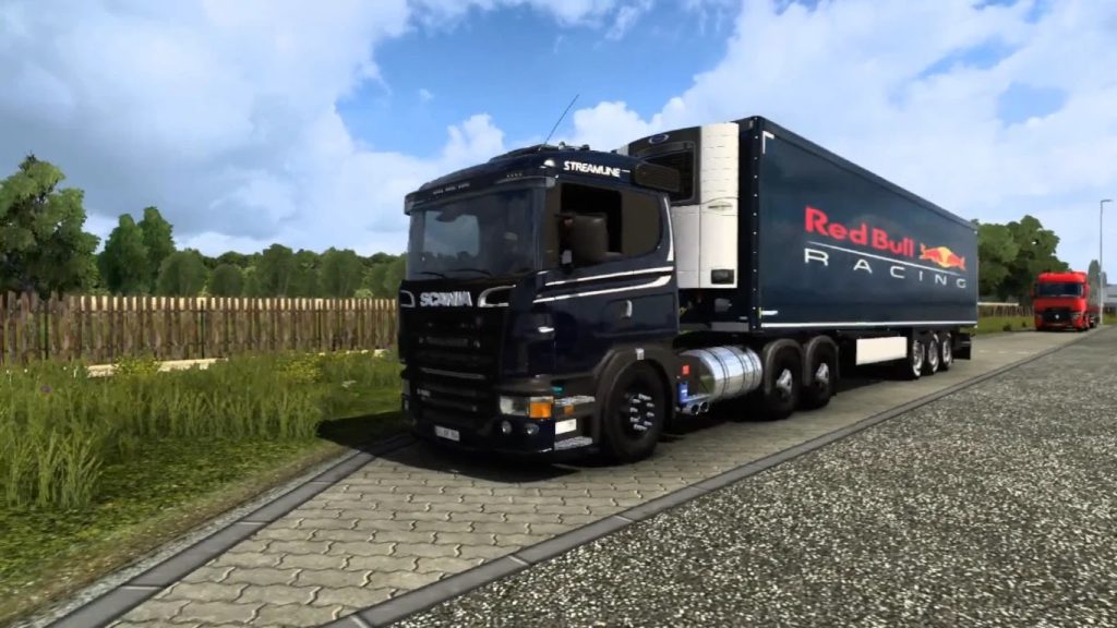 Red Bull Skin Trailer ETS2