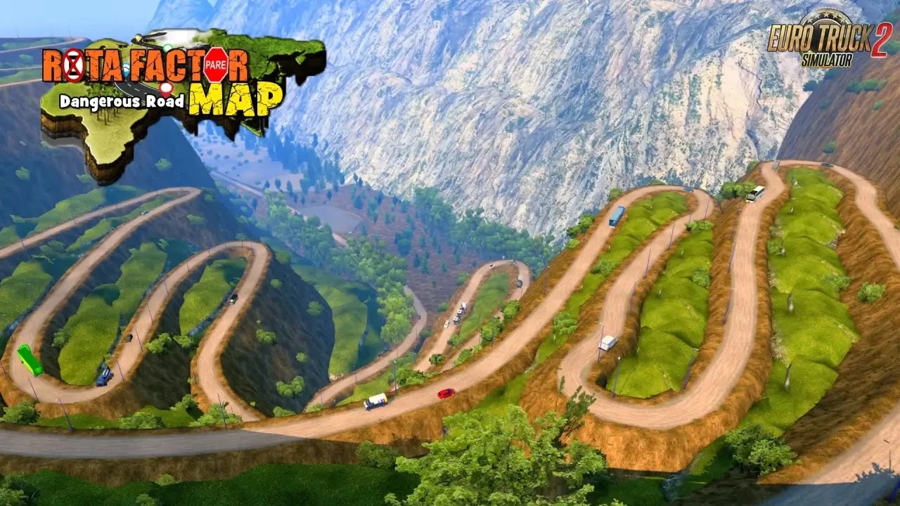 Rota Factor Map v.1.20 Dengan Jalan Baru yang Berbahaya ETS2 1.55 Rota Factor Map v.1.20 Dengan Jalan Baru yang Berbahaya ETS2 1.55