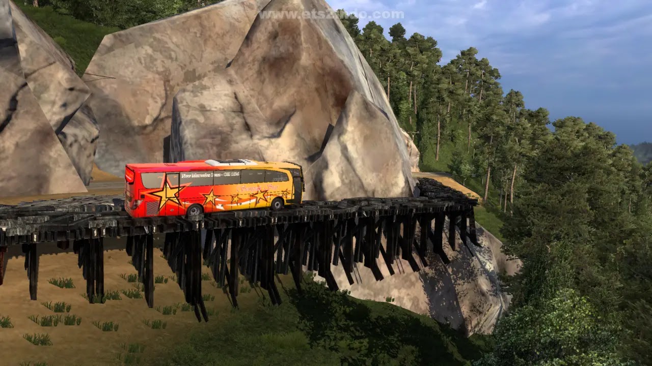 Map Sitinjau Lauik V19 Update ETS2 1.55 Map Sitinjau Lauik V19 Update ETS2 1.55