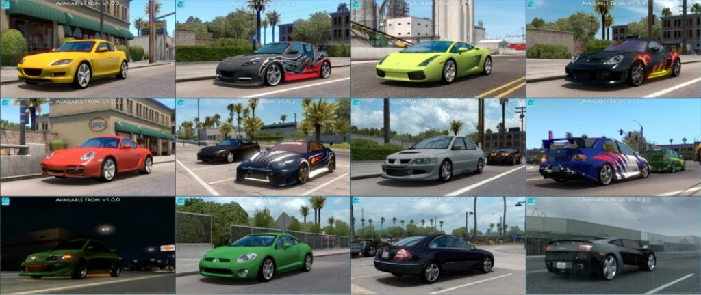 Mod Traffic Pack Need for Speed ETS2 1.49