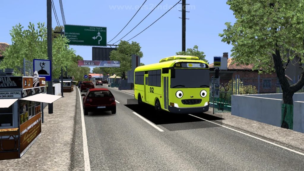 Mod Traffic Bus Tayo Update ETS2 1.53