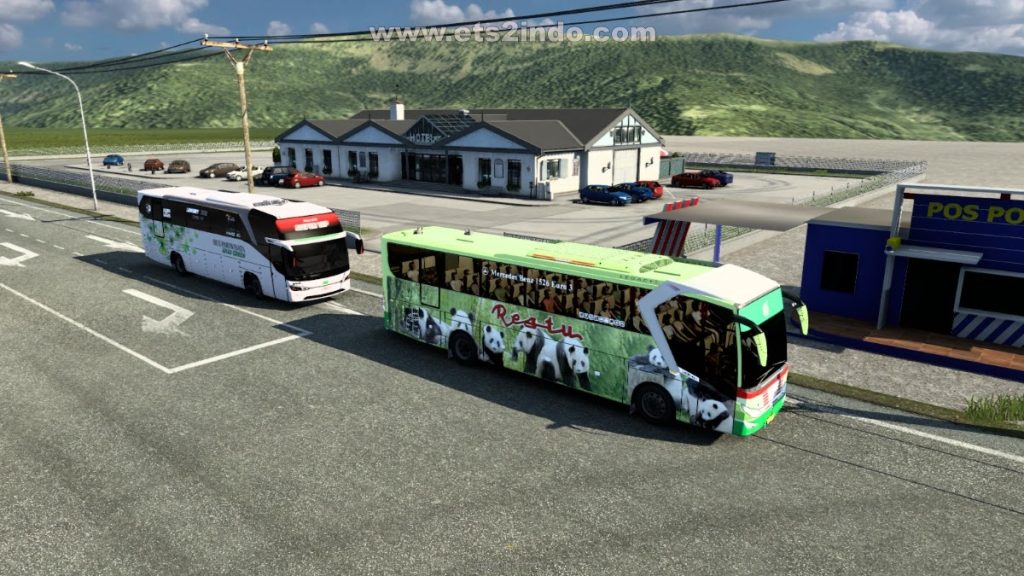 Mod Traffic Indo V3 Bus dan Truck ETS2 1.40-1.46