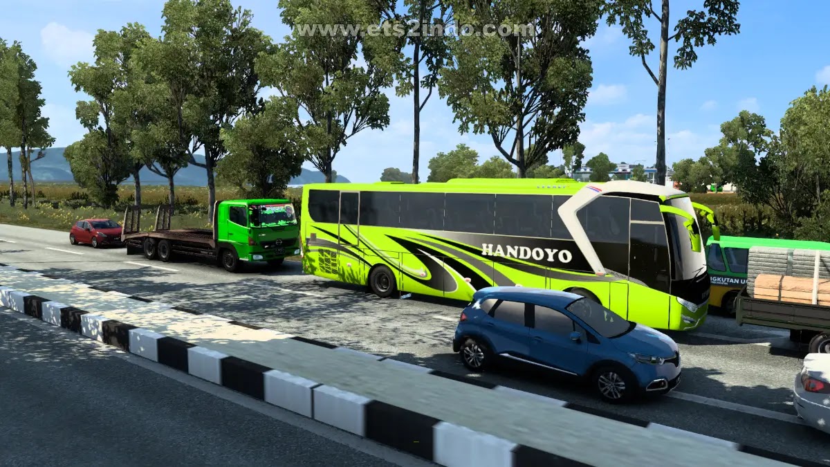 Mod TRAFFICINDO V4 Bus dan Truck ETS2 1.47 Mod TRAFFICINDO V4 Bus dan Truck ETS2 1.47