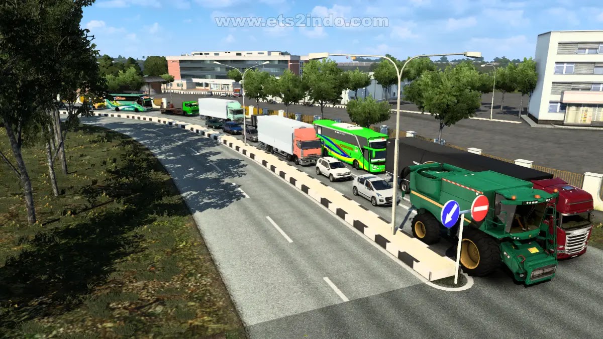 Mod TRAFFICINDO V4 Bus dan Truck ETS2 1.47 Mod TRAFFICINDO V4 Bus dan Truck ETS2 1.47