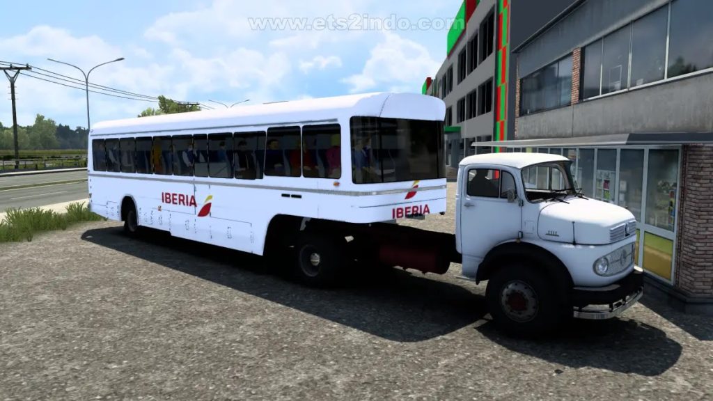 Mod Trailer Bus Bandara ETS2 1.47