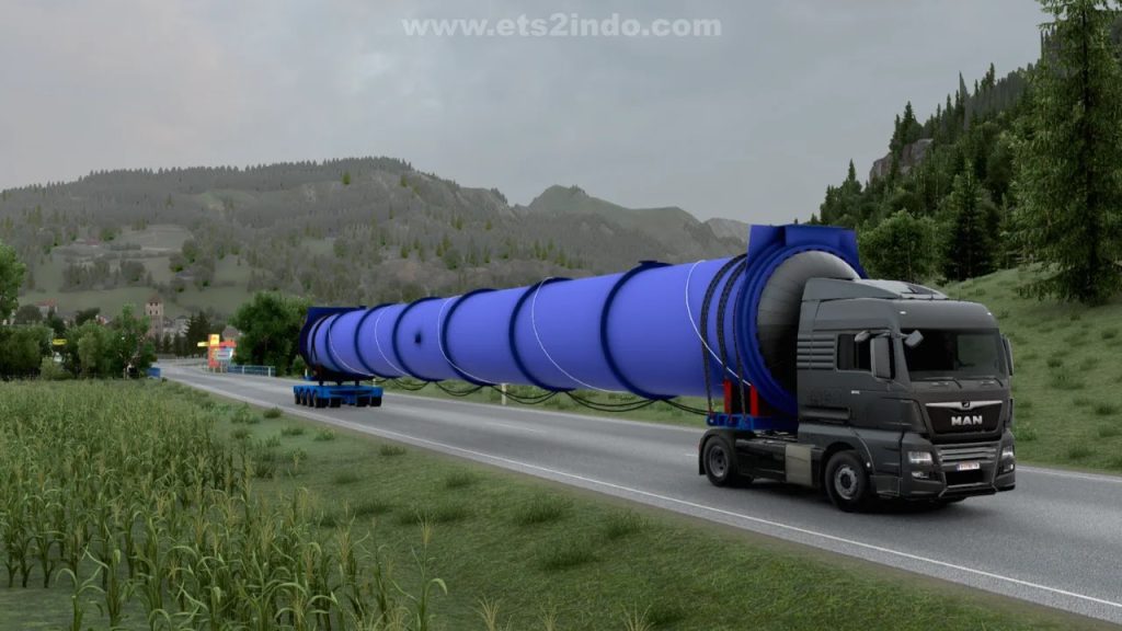 Mod Addon Trailer Multiaxle Autoclave ETS2 1.53
