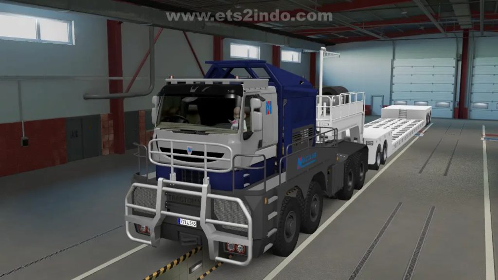 Nicolas Tractomas TR8X8 + Trailer Multi axle ETS2 1.49