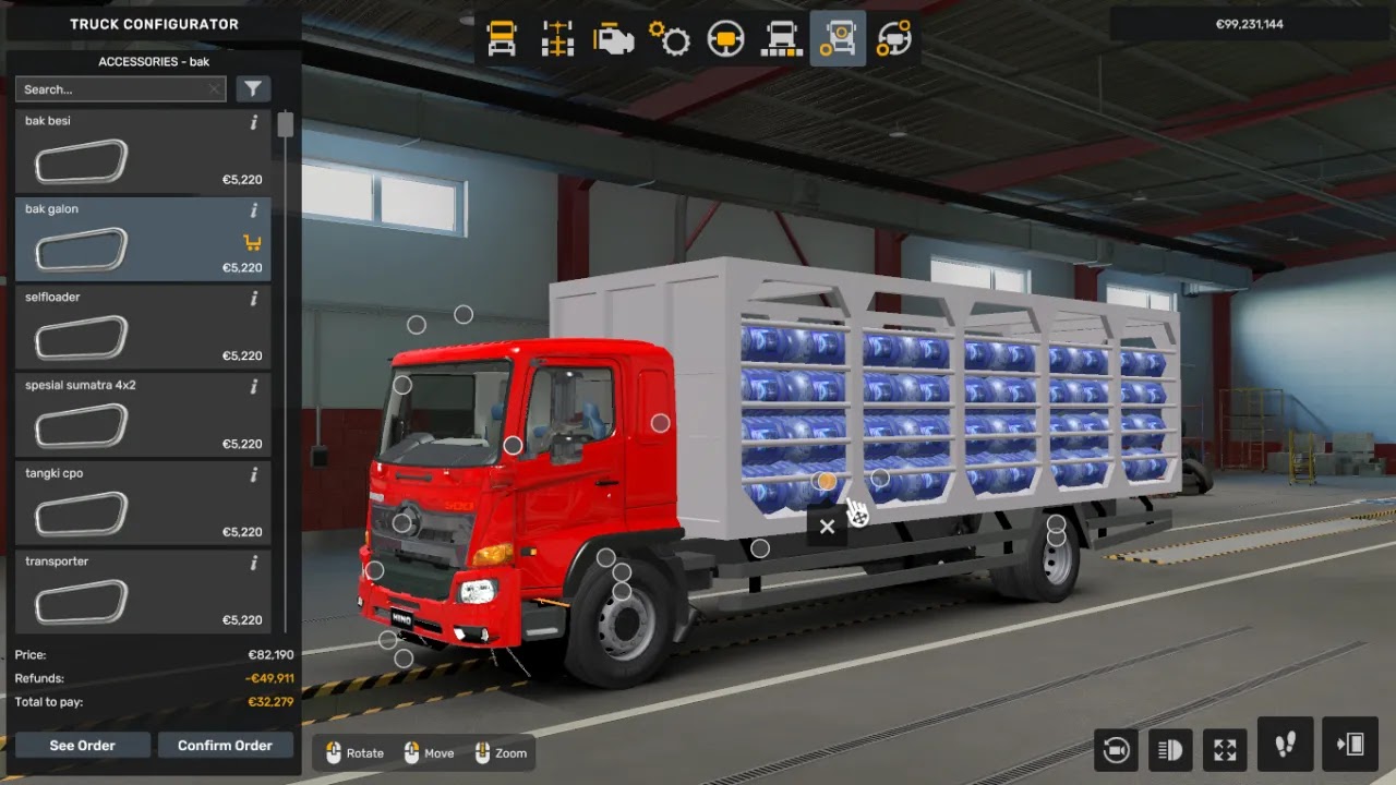 Mod Truck New Hino 500 V2 by RTGD - ETS2 1.55 Mod Truck New Hino 500 V2 by RTGD - ETS2 1.55